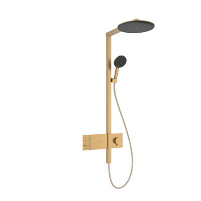 Hansgrohe Raindance alive S - showerpipe - 300 - 2jet - thermostaat - geborsteld brons (brons)