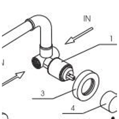 Adema Calypte Alcedo robinet lavabo encastrable 2 trous cartouche