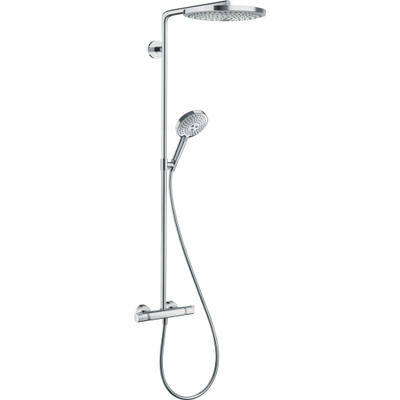 Hansgrohe Raindance Select S colonne de douche - 30cm - 2 jets - thermostatique - chromé