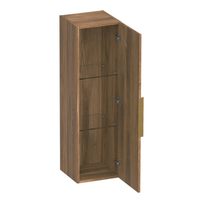 BRAUER Elevate armoire de salle de bains - 120x35x35cm - sans poignée posée - 1 porte - ouverture à gauche ou à droite - Honey