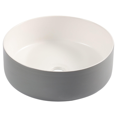 Differnz Mira vasque - 36x36x12cm - céramique - gris