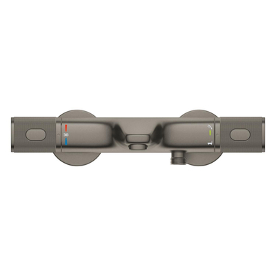 Grohe Precision Feel Badthermostaatkraan - 150 mm - met koppelingen - hard graphite (antraciet)