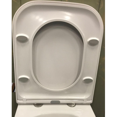 Wiesbaden Sky WC suspendu raccourci avec abattant Sky softclose et quick release blanc brillant