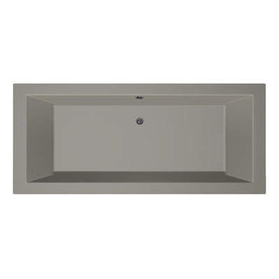 Xenz Society Duobad - 170x75x53 - afvoer Midden - acryl - cement