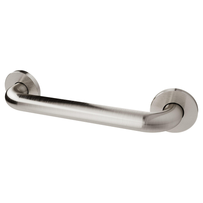 Haceka Kosmos Comfort Wall Barre d'appui de baignoire - 30cm - courbée - chrome brossé