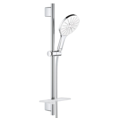 GROHE Vitalio Smartactive ensemble de douche glissante - 60 cm - douchette ronde - 3 types de jet - flexible de douche lisse - avec porte-savon - chrome
