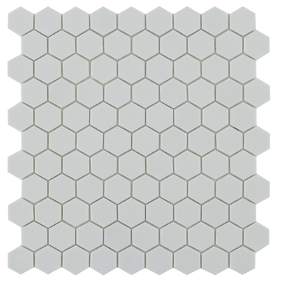 SAMPLE By Goof mozaiek hexagon light grey Wandtegel Mozaiek Mat Grijs