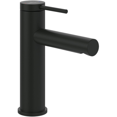 Villeroy & Boch Loop & Friends ensemble de robinet à une poignée avec bonde de vidage à tirette - noir mat