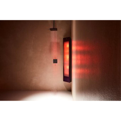 Sunshower Combi Black Appareil encastrable UV et infrarouge 29x144x22,8cm corps entier 2000 watts noir/aluminium