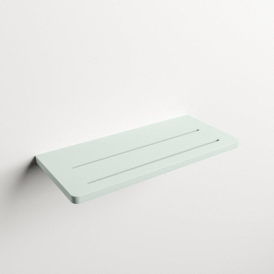 Mondiaz Easy Plancet - 14x31x1.2cm - opbouw - Solid surface - Greey mat