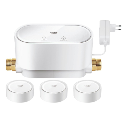 Grohe Sense Slimme Waterbesturing - inclusief 3 slimme watersensoren - wit