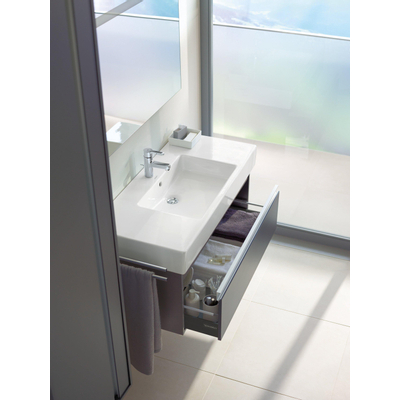 Duravit Ketho Wastafelonderkast 100x45.5x48cm Standaard greep met softclose spaanplaat Grafiet Mat