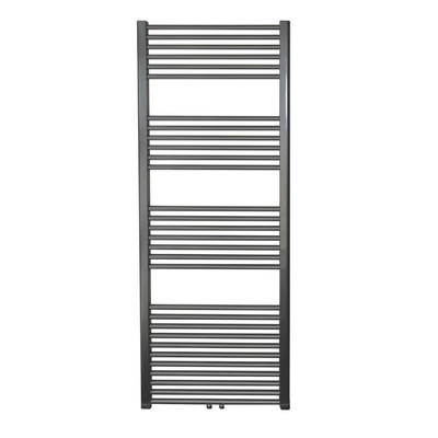 Sanicare Design Radiator - 160x60cm - 1056W - recht - midden aansluiting - gunmetal (antraciet)
