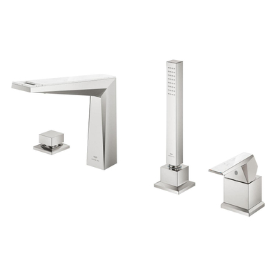 Grohe Allure brilliant private collection badrandcombinatie 4-gats white att. s.steel