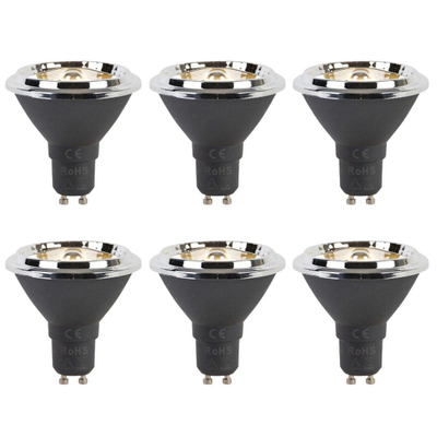 Luedd Lampe LED - set de 6 - GU10 - 6W - 2700K - 450LM - dimmable