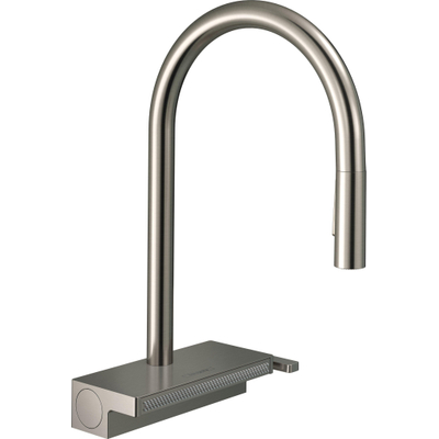 AXOR One afbouwdeel thermostaatmodule 3F BB RVS-look