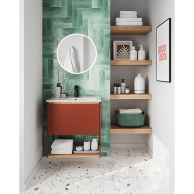 Crosswater Mada Vasque - 60cm - 1 trou de robinet - Marbre minéral