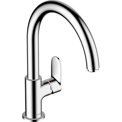 Hansgrohe Vernis blend m35 Eengreeps keukenmengkraan - 210 - 1jet - met draaibare uitloop - hoogglans chroom