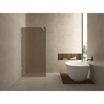 Wiesbaden Less Glasplaat - 90x200cm - 8mm - nano vintage brons glas