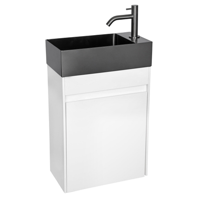 Differnz Hurra Meuble lave-mains - 39,5x52x21,5cm - blanc