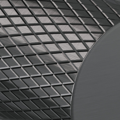 BRAUER Gunmetal Carving Robinet d'arrêt d'angle - G1/2 - flexible - Gunmetal brossé