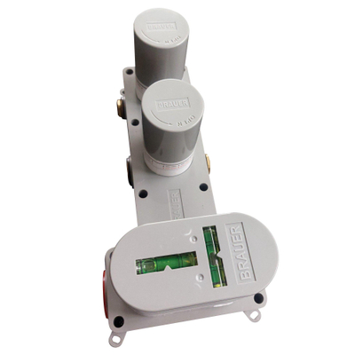 Brauer Brushed Edition mitigeur thermostatique encastré - avec partie encastrée - 3 boutons lisses - PVD - acier inoxydable brossé