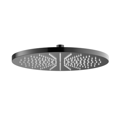 Hotbath Cobber Hoofddouche - diameter 30cm - rond - PVD - gepolijst zwart