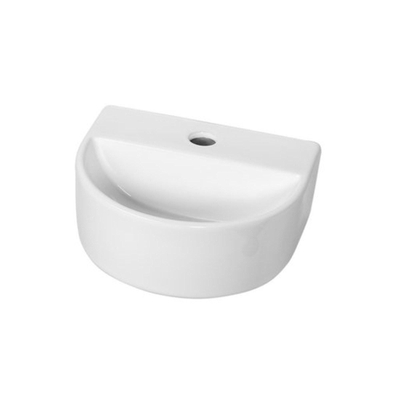 Wiesbaden Lara Lave mains 30x25x12cm demi circulaire blanc