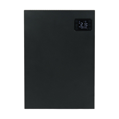 Eurom Alutherm Sani Convecteur - 40x56cm - 800watt - wifi - mural - Vertical - noir mat