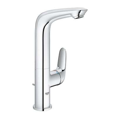 Grohe Eurostyle New Wastafelkraan - L-Size - met zijbediening - met waste - met gesloten greep - chroom