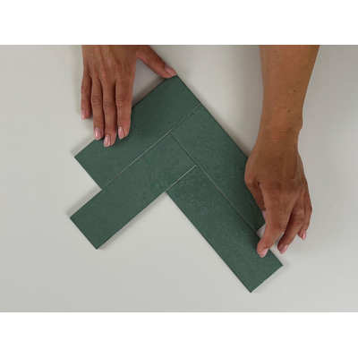 Equipe Cerámicas Kalma carreau mural - 6x18,6cm - Blue Lake brillant (bleu)