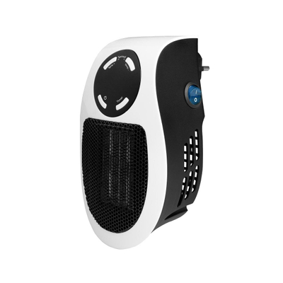 Eurom Plug in heater Radiateur céramique Prise murale 500 watts blanc noir