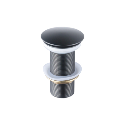 Fortifura Calvi Afvoerplug - verlengd - PVD - geborsteld gunmetal (antraciet)
