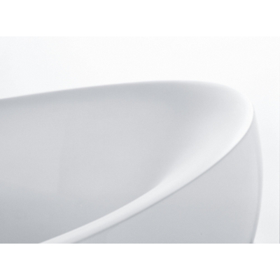Villeroy & Boch Aveo Baignoire ovale avec panneau 190x95cm quaryl avec vidange Blanc