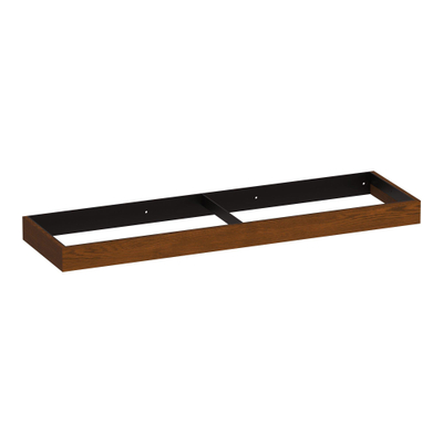 BRAUER Amaze meuble sous-lavabo 160 avec support de fixation intégré à lamelles chêne brun