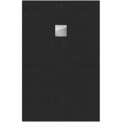 Villeroy & Boch Excello douchevloer - 140x90x4cm polyurethaan/acryl - Nature Anthracite (grijs)