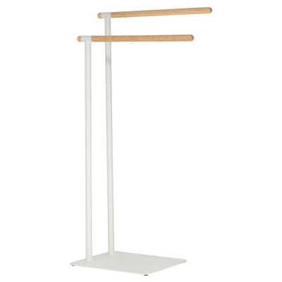 Sealskin Brix Porte-serviettes Métal/Bois Blanc