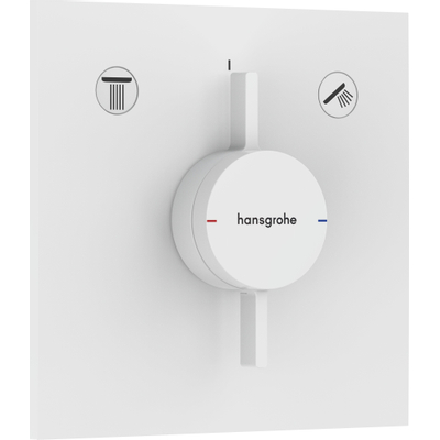 Hansgrohe Duoturn E mitigeur encastré pour 2 fonctions mat blanc