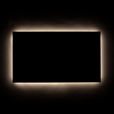 Saniclass Squared spiegel – 120x70 cm – indirecte LED rondom – spiegelverwarming – Aluminium mat