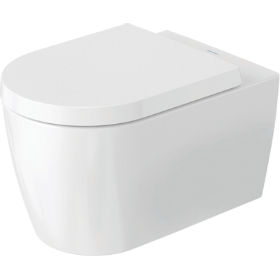 Duravit starck me WC suspendu low flush 37x57cm avec fixation cachée avec wondergliss matt white