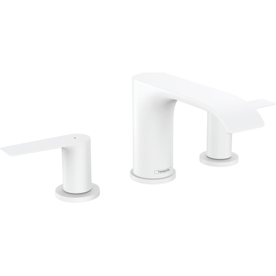 Hansgrohe VIVENIS Wastafelmengkraan - 90 met pop-up trekwaste - mat wit
