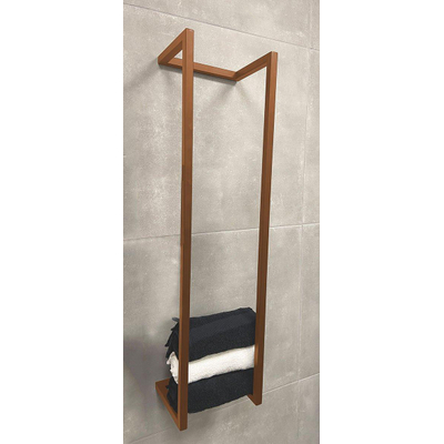 Wiesbaden Loft Portant serviette - 95x25x20cm - bronze cuivre brossé