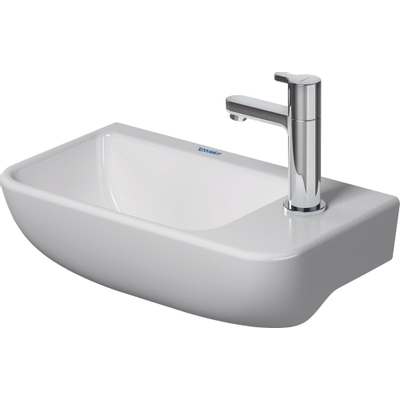 Duravit Me by starck Fontein - 400x220 kraangat rechts - zonder overloop - mat wit