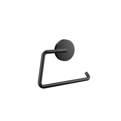 Emco Round Toiletrolhouder - zonder klep - zwart