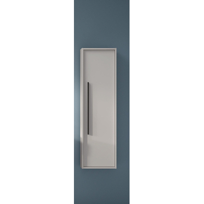 Saniclass Prime Essential Hoge Kast - 120x35x35cm - 1 deur - mat greige (grijs) - MDF