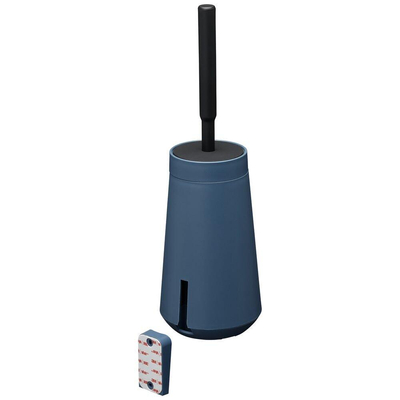 Tiger Tess Toiletborstelhouder met Swoop® borstel flexibel Blauw Zwart