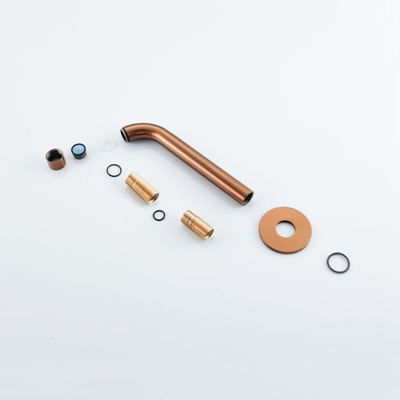 FugaFlow Eccelente Bec de robinet Acces - 22cm raccourcissable - Cuivre brossé PVD (Cuivre)