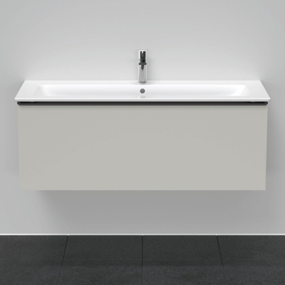 Duravit D-neo Meuble sous vasque 121x46.2x44cm 1 tiroir Gris béton mat