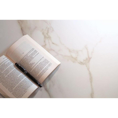 Cifre Ceramica Diamond Gold Carrelage mural et de sol - 120x120cm - 10.7mm - Carré - rectifié - Aspect pierre naturelle - Blanc Mat