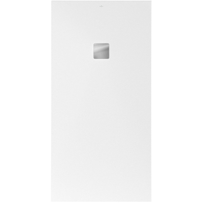 Villeroy & Boch Excello douchevloer - 180x90cm - met antislip polyurethaan/acryl wit alpine